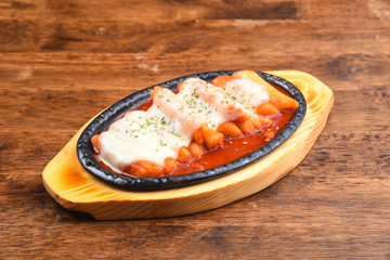 Stir fried Rice Cake, Tok Pok Ki Korean food
