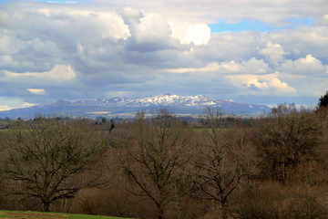 Paysage sur l'Auvergne.