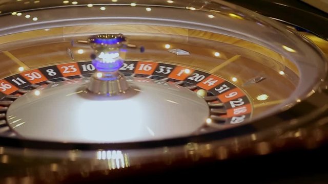 electronic roulette, the ball falls to 31.