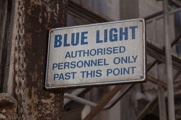 Obraz premium Rusty sign