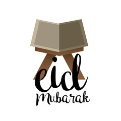 eid kareem / mubarak (full of blessing) greeting design, vector illustration