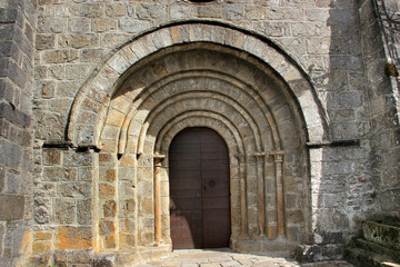Fototapeta na wymiar Eglise d'Eygurande.(Corrèze)
