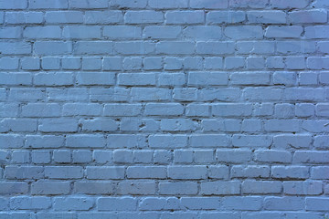 Blue bricks wall background