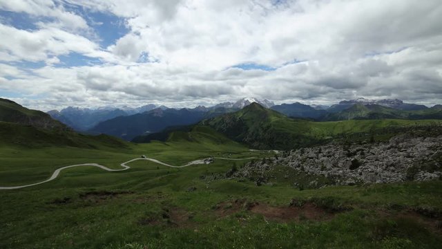 Timelapse in Dolomites