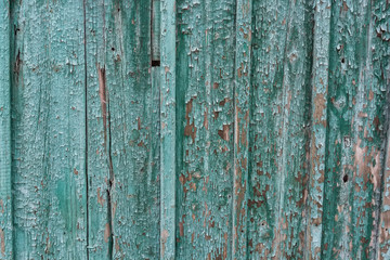 Wooden cyan painted background