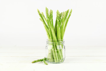 asparagus isolated on a white background