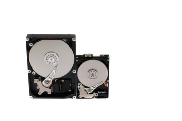 Process of disassembly of hard disks