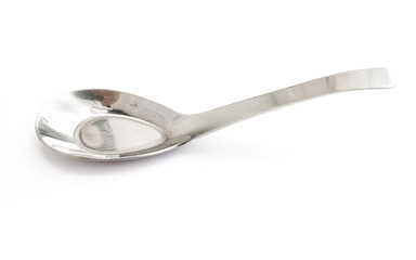 Tablespoon on white background
