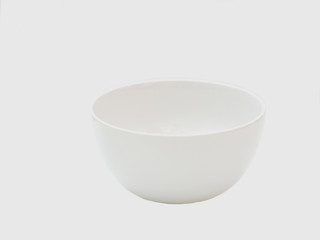 bowl ceramic on white.