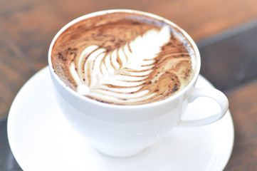 hot coffee or hot cappuccino