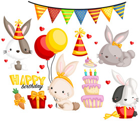 Fototapeta premium Birthday Bunny