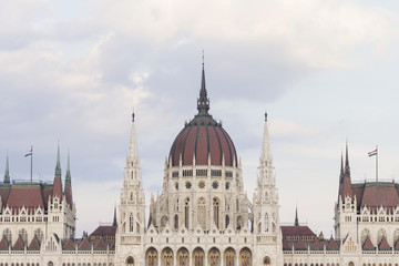 Obraz premium Hungarian Parliament Building in Budapest