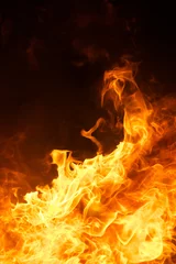 Foto op Aluminium abstracte bles vuur vlam textuur achtergrond © flukesamed