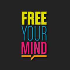 Obraz premium free your mind
