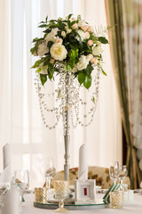 Floral decoration close up