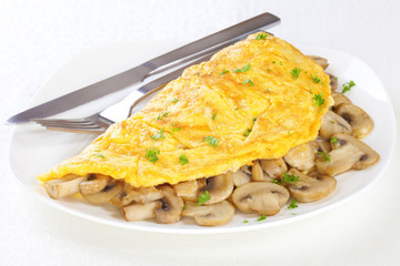 Omelet with Mushrooms