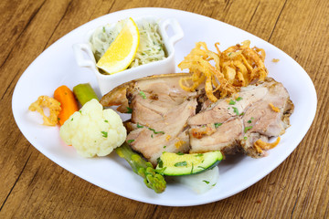 Czech cuisine - roasted pork