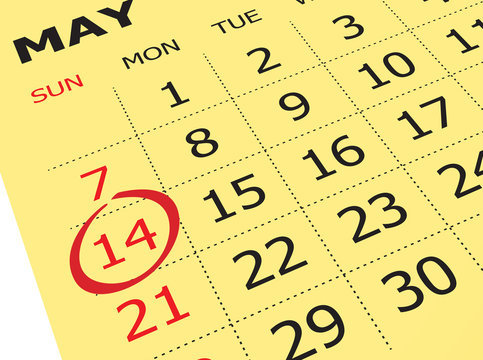 Mother's Day is observed the second Sunday in May.