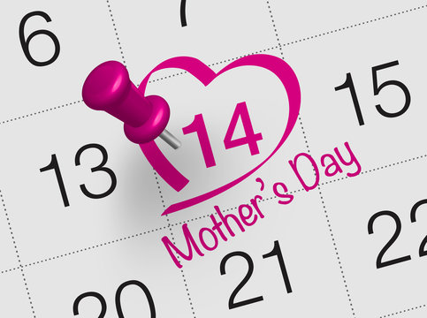 Mother's Day is observed the second Sunday in May.
