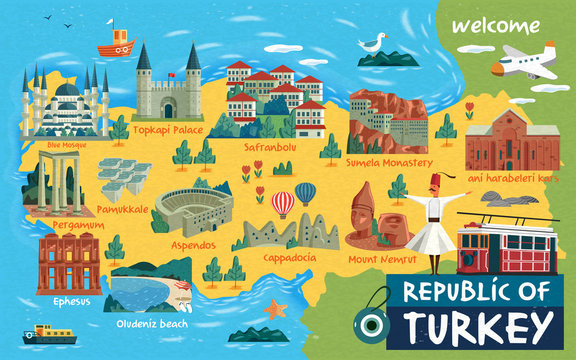 Turkey Travel Map