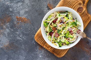 Healthy broccoli salad