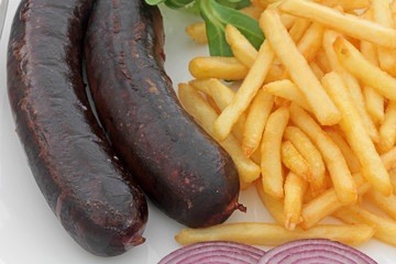 boudin noir et frites