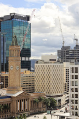 View on a city center buildings in Brisbane, Australia, 25.august 2011