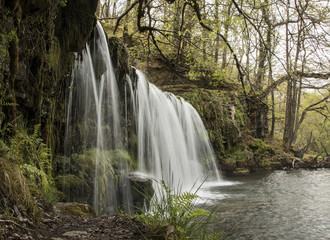 Fototapeta na wymiar Ystradfelte waterfall Brecon Beacons Wales