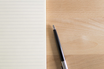 Notizblock mit Stift