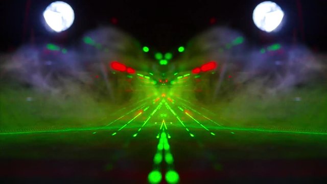 Laser and Light Concert Dancefloor Stage