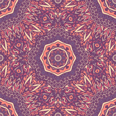 abstract mosaic ethnic seamless vector pattern