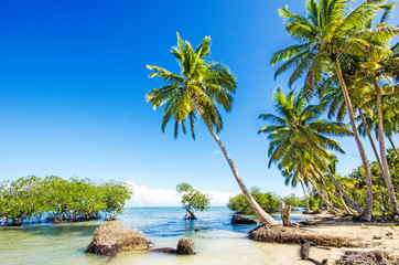 Ferien, Tourismus, Glück, Freude, Ruhe, Auszeit, Meditation: Traumurlaub an einem einsamen Strand...