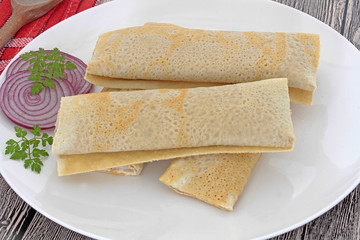 crêpes aux champignons