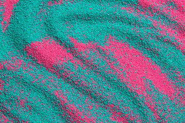 Obraz premium Background of colored sand closeup