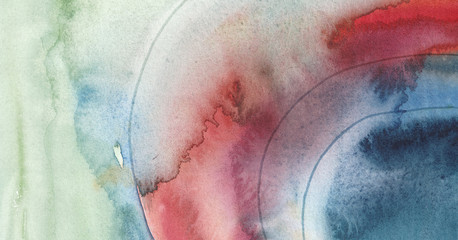Abstract background. Watercolor design template.
