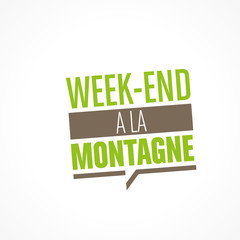 week end à la montagne