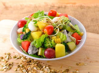 vegetable salad bowl