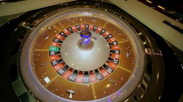 casino electronic roulette plan with crane.