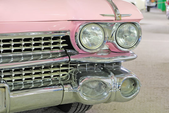 headlights vintage American car