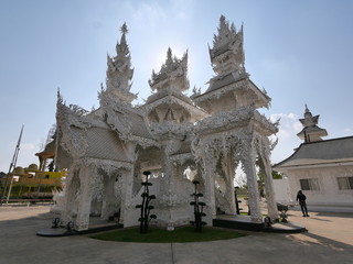 White temple chiang rai Thailand