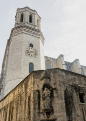 Fototapeta na wymiar Girona (Catalunya, Spain), cathedral