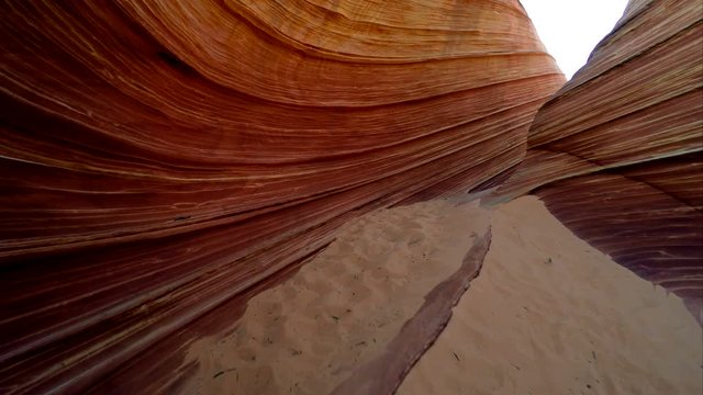 Hiking in Coyote Buttes North, The Wave