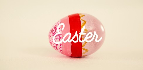 Composite image of easter greeting