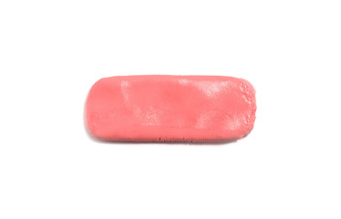 plasticine texture isolated on white background
