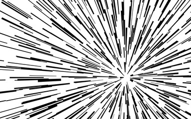 Sun rays or star burst elements