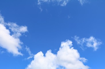 blue sky with  cloud bright beautiful  art of nature  and copy space for add text