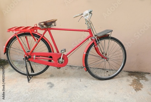 old red bike