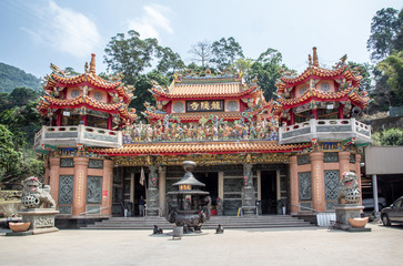 Obraz premium Longyin Temple in Alishan Scenic Area 