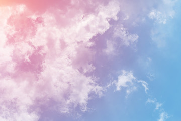 sun and cloud background with a pastel color
