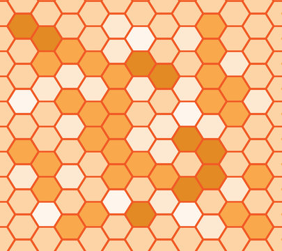 Honeycomb seamless pattern 3 © ya_nataliia